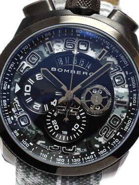 BOMBERG BOLT-68 Camouflage BS45CHPGM.019.3 Chronograph Date Quartz Men's _881521
